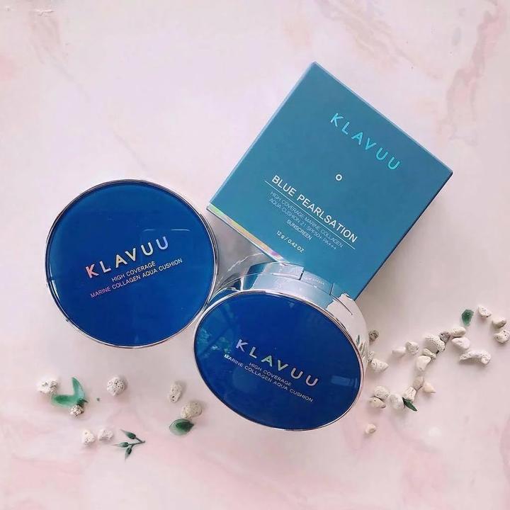 Actual product image Klavuu Blue Pearlsation High Coverage Marine Collagen Aqua Cushion #2