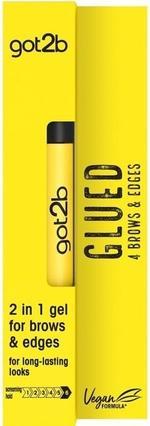 Image du produit Schwarzkopf Got2B Glued 4 Brows & Edges 2-in-1 Gel pour les sourcils et les cheveux 16ml (Gel coiffant, 16 ml)