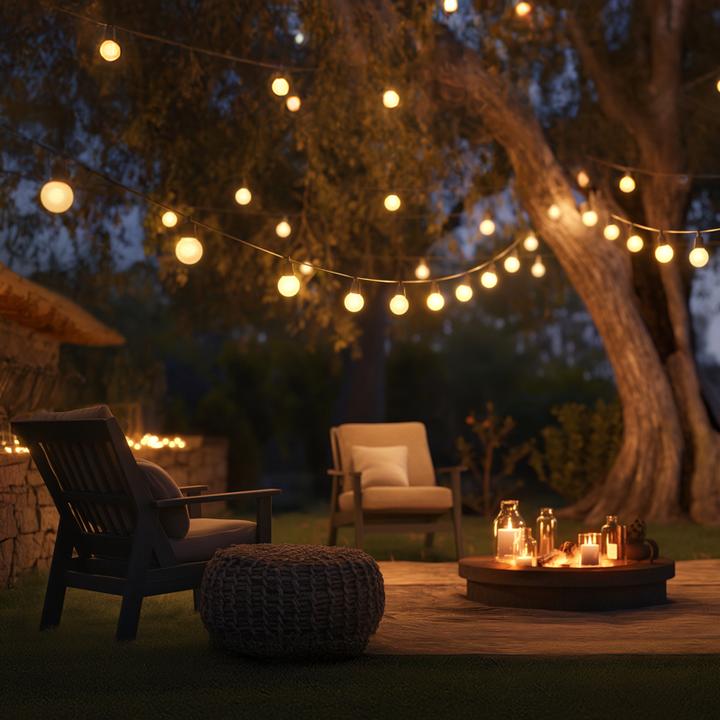 Actual product image Century Fiesta LED-Lichterkette IP44, 5 Meter (5.16 m)