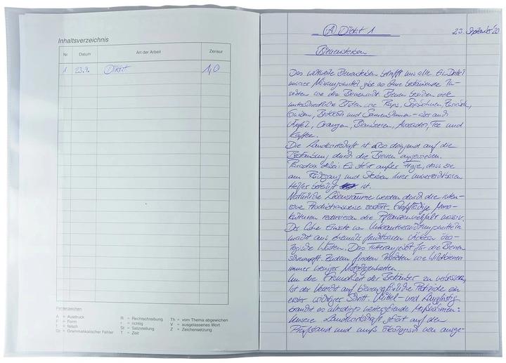 Actual product image HERMA A4 transparent PLUS booklet protector