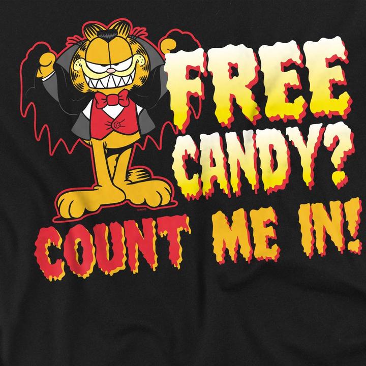 Actual product image Garfield Mens Count Me In T-Shirt (4XL)