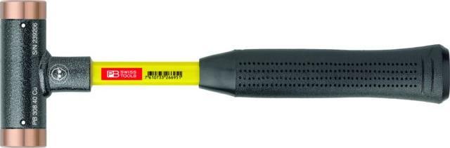 PB Swiss Tools Non-rebound hammer with copper inserts Superglass handle (410 g)