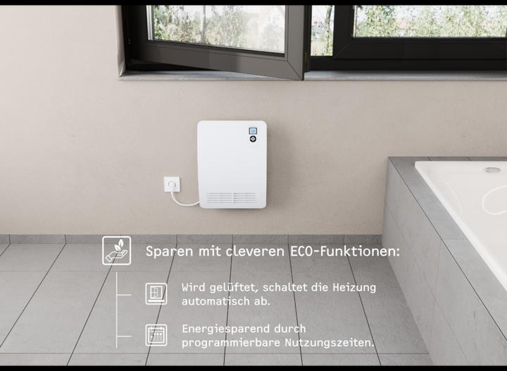 Productafbeelding Stiebel Eltron Snelverwarmer CK 20 Premium, 2kW voor ca. 25 m², VDE-getest, LC-display, timer, stille modus (2000 W)
