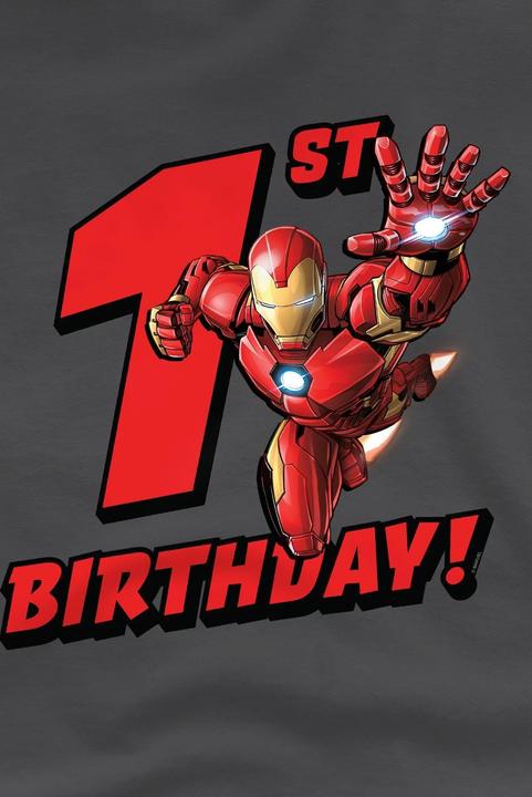 Produktbild Iron Man TShirt 1. Geburtstag (152, 158)