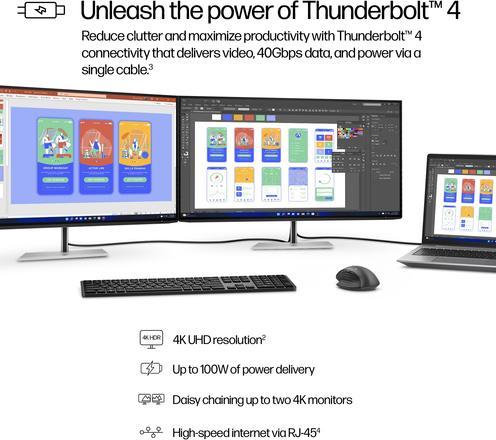 Produktbild HP 732pk Docking Display (3840 x 2160 Pixel, 31.50")