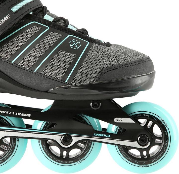 Actual product image Nils NA14217 Black-MINT SIZE 45 IN-LINE SKATES EXTREME (45)
