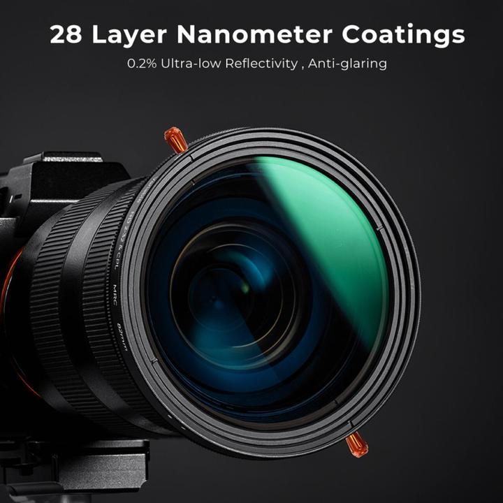 Image du produit K&F Concept 2 en 1 CPL+Variable ND2ND32 (86 mm, Filtre gris neutre, Filtre polarisant)
