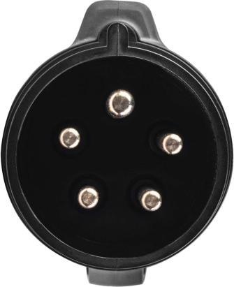 Image du produit GreenCell Adaptateur de prise CEE rouge 16A 400V 5 pôles à prise rouge 32A 5P (Type 1, 11 kW, 16 A, 0.50 m)
