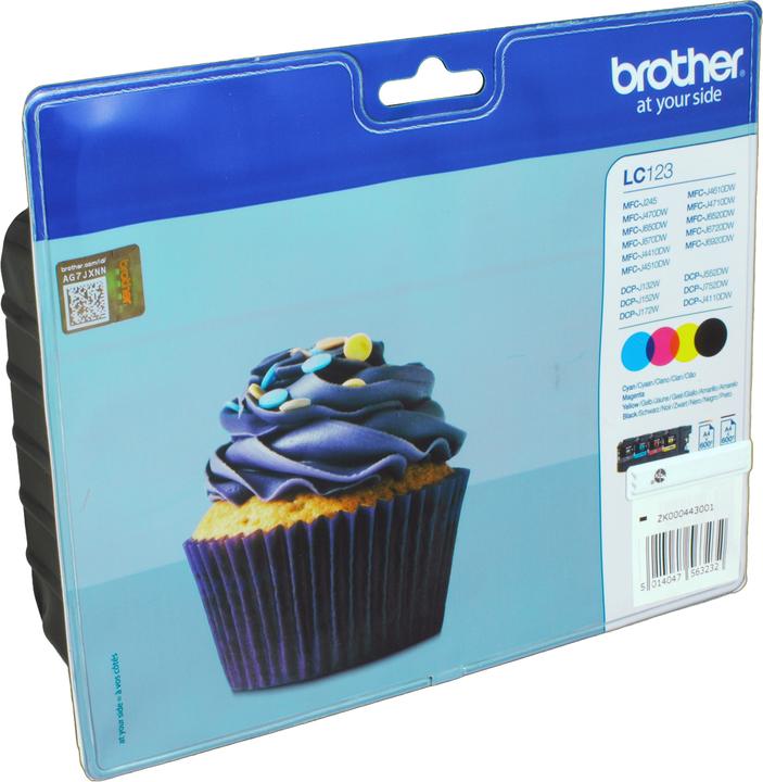 Image du produit Brother LC-123VALBP Value Pack (M, CF, C, Y)