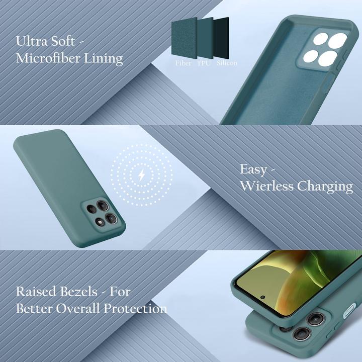 Produktbild Cadorabo Hülle für Motorola Moto G15 im Liquid Case Design (Motorola Moto C)