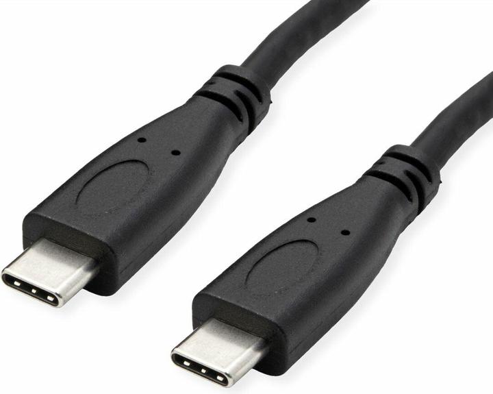 Actual product image Roline Câble USB3.2 Gen2, av. Emark PD 100W, C-C, M/M, 0.5m (0.50 m, USB 3.2 Gen 2)