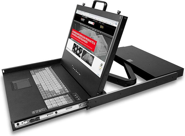 Image du produit Lindy Console KVM LCD HDMI, DP & VGA