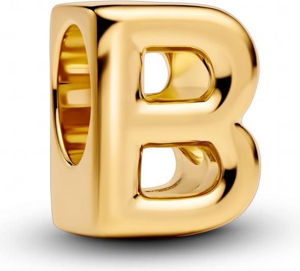 Produktbild Pandora Vergoldeter Buchstabe B-Anhänger (Vergoldete Metalllegierung)