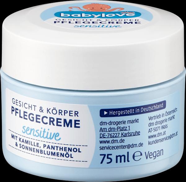 Actual product image dm babylove Care cream sensitive