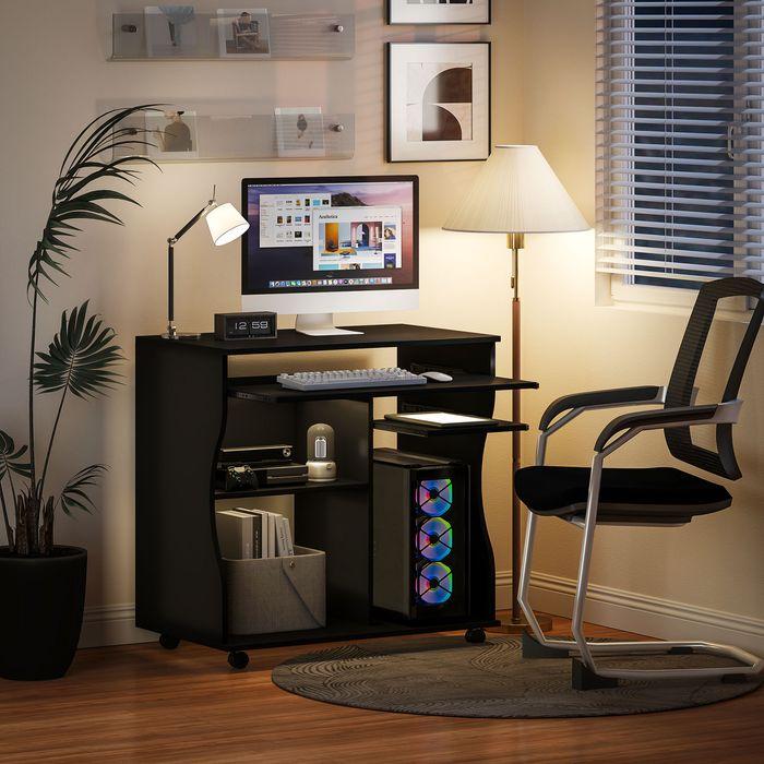 Immagine prodotto Swisshandel24 Tavolo da computer (80 x 48 x 75 cm)