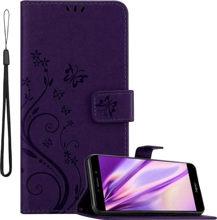 Floral violet foncé