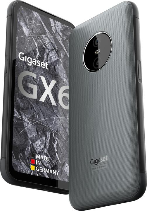 Actual product image Gigaset GX6 Outdoor (128 GB, Titanium Grey, 6.60", Dual SIM, 50 Mpx, 5G)