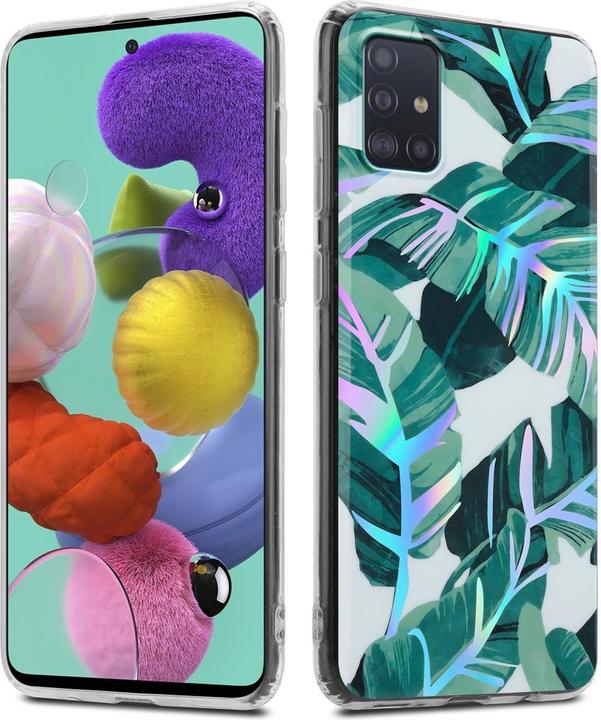 Produktbild Cadorabo IMD TPU Bunte Blumen & Blätter Cover (Samsung Galaxy M40s)
