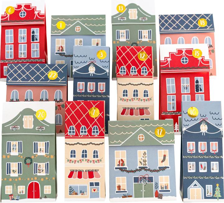 Papierdrachen Weihnachtsstadt