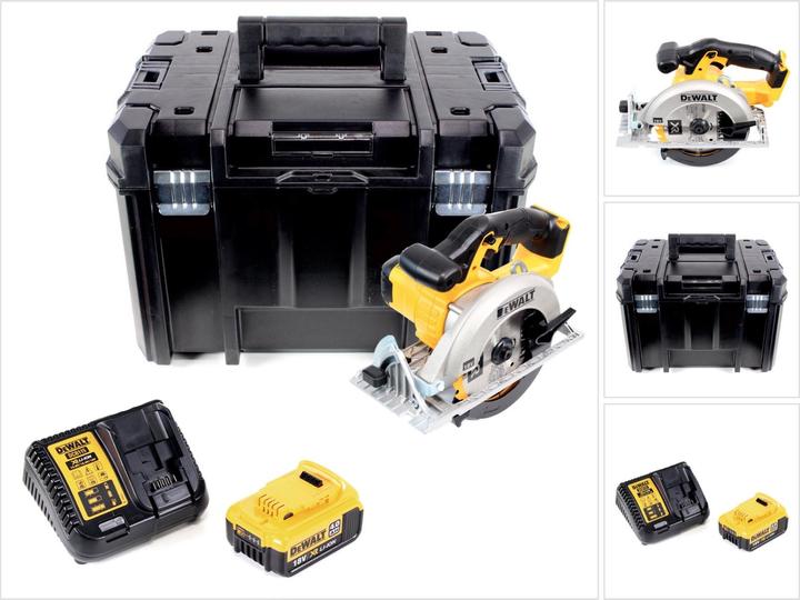 Actual product image DeWalt DCS 391 M1 18 V XR Li-Ion Scie circulaire sans fil 165 mm + Coffret de transport TSTAK + 1 x