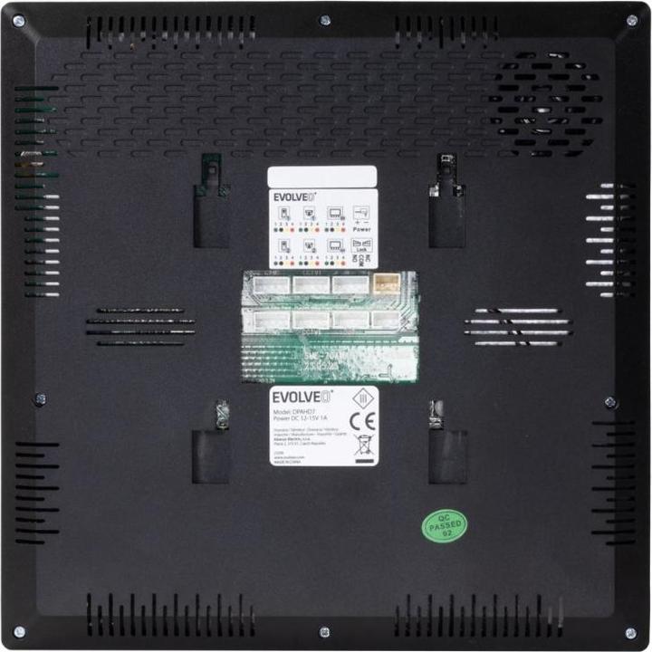 Actual product image Evolveo DoorPhone AHD7, Sada domácího WiFi videotelefonu s ovládáním brány nebo dveří černý monitor (Cable, Wireless)