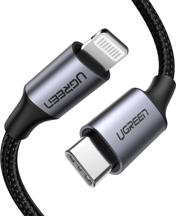 Produktbild Ugreen Lightning zu USB-C 2.0 (1 m, USB 2.0)