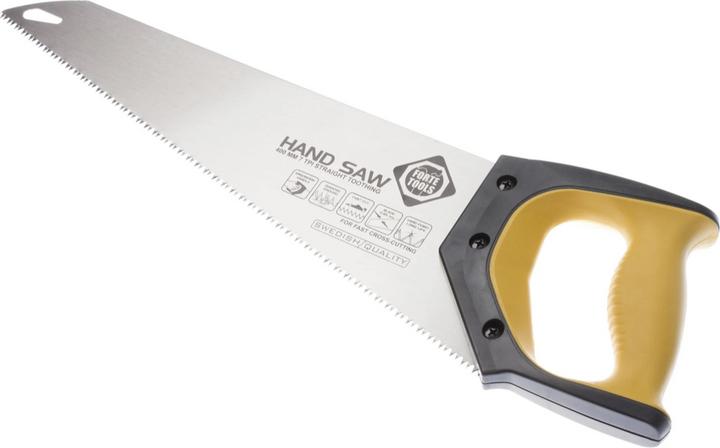 Produktbild Forte tools Fuchsschwanz 40 cm 7 TPI Premium Säge, klassische Handsäge mit ergonomischem Gummigriff