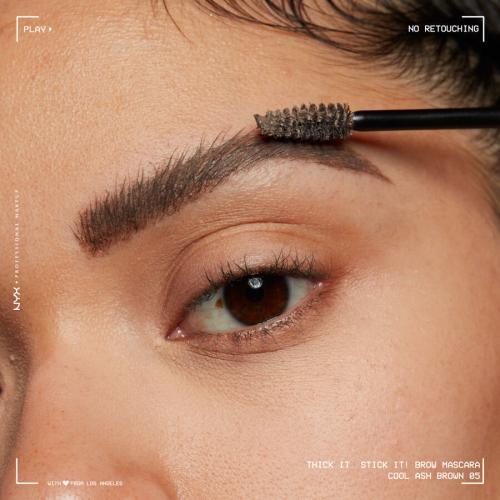 Produktbild NYX Professional Make-Up Thick it. Stick it! Brow Mascara Cool Ash Brown (Cool Ash Brown)