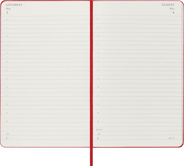 Produktbild Moleskine Tageskalender (A5, Englisch)