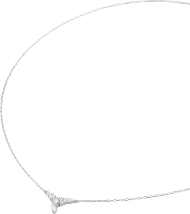 Actual product image Guess 16-18" JARDIN DROP & CRYS NK necklace (Silver 925, 41 cm)