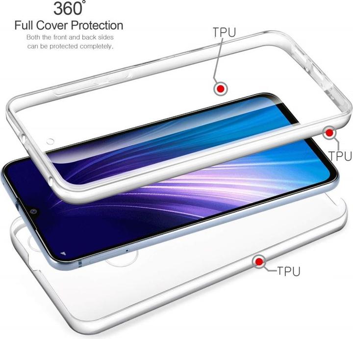 Immagine prodotto Screenguard Protezione schermo e corpo a 360° Xiaomi Redmi Note 8 Cover con pellicola (Xiaomi Redmi Nota 8)