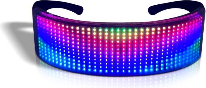 Image du produit Ueli Express Lunettes de soleil LED Bluetooth contrôlées par l'application Party