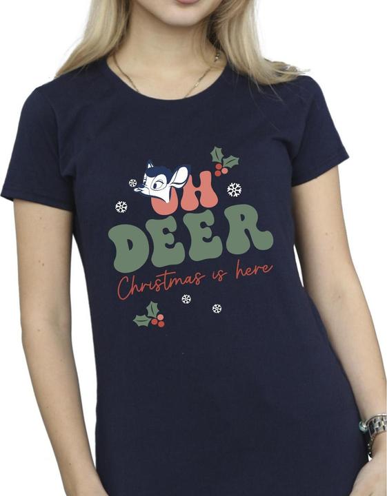 Actual product image Disney Womens/Ladies Bambi Oh Deer Cotton T-Shirt (L)