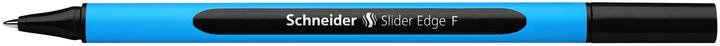 Produktbild Schneider Kugelschreiber Slider Edge schwarz, Strichstärke: F (fein) (Blau, Schwarz, 1 x)