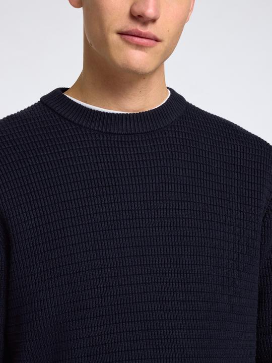 Actual product image Selected Homme Slhtheo Ls Knit Structure Crew Neck (XXL)