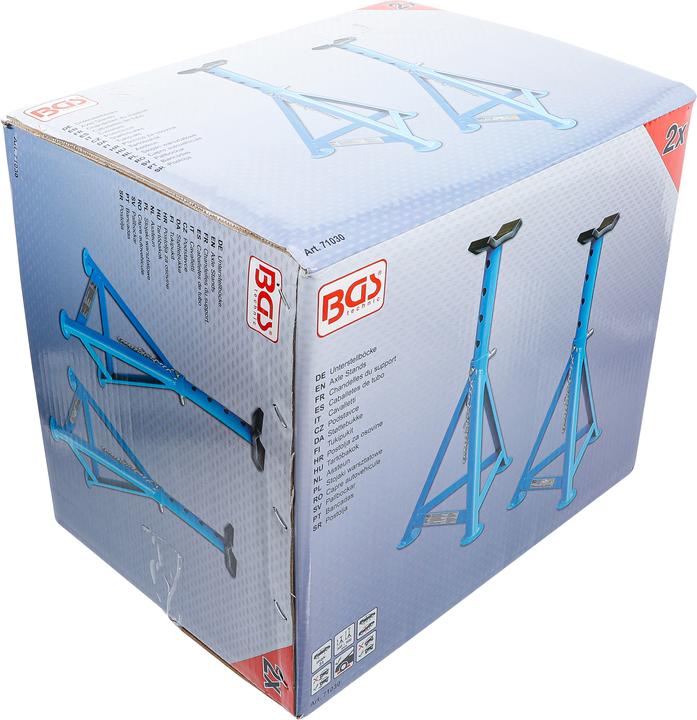 Image du produit BGS Chandelles | Capacité de charge 3000 kg / paire | Course 335 - 500 mm | 1 paire