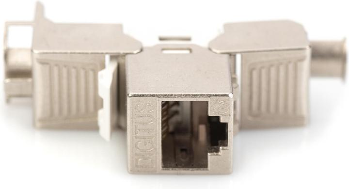 Produktbild Digitus CAT 6A Keystone Jack, geschirmt, 8 Stück. werkzeugfreie Verbindung (Keystone Modul)