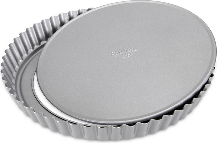 Städter Tarteform mit Hebeboden ø 28 cm / H 3,5 cm Silber (28 cm)