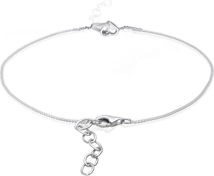 Elli Fussschmuck Herz Liebe Unendlich Strand 925 Sterling Silber (25 cm, 925er Sterling Silber)