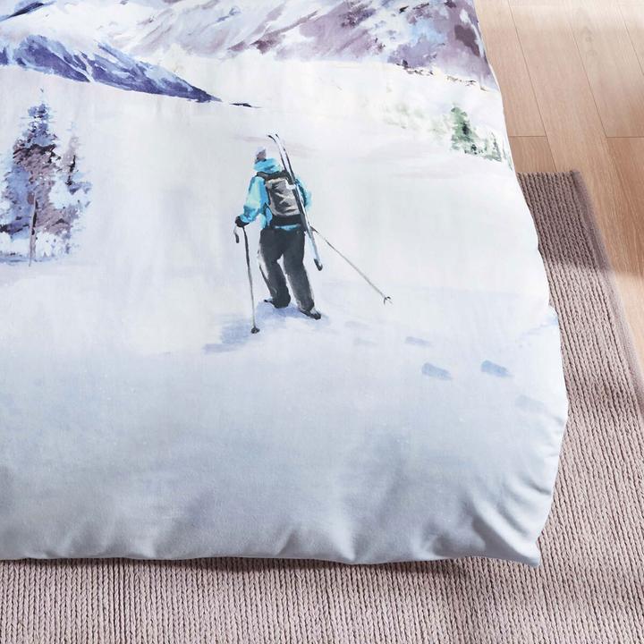 Produktbild Traumschlaf Winter Wanderer (Bettwäsche Set, 155x220 cm + 80x80 cm)