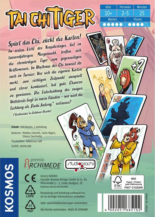 Actual product image Kosmos Tai Chi Tiger (German)