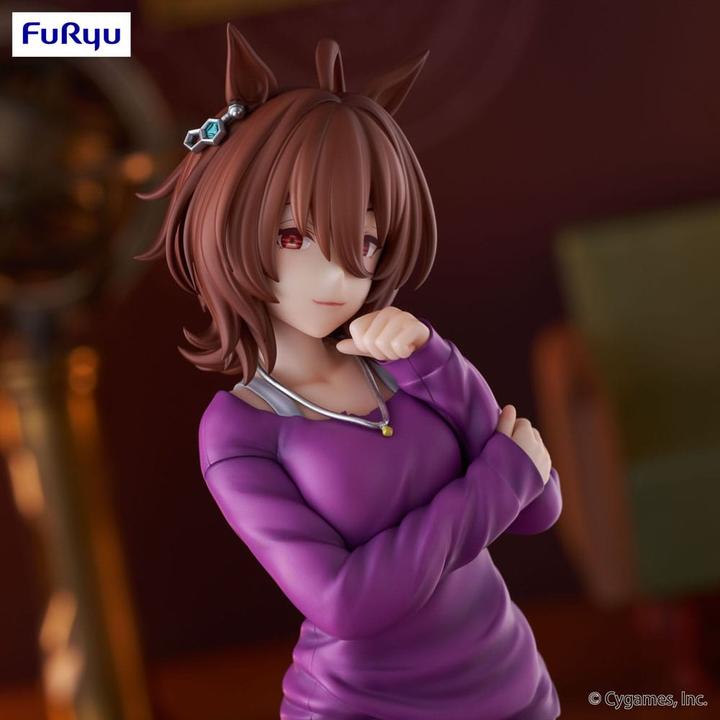 Actual product image Furyu Umamusume: Pretty Derby statuette PVC Trio-Try-iT Agnes Tachyon 21 cm