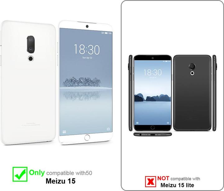 Actual product image Cadorabo Case for MEIZU 15 with belt clip (Meizu 15)