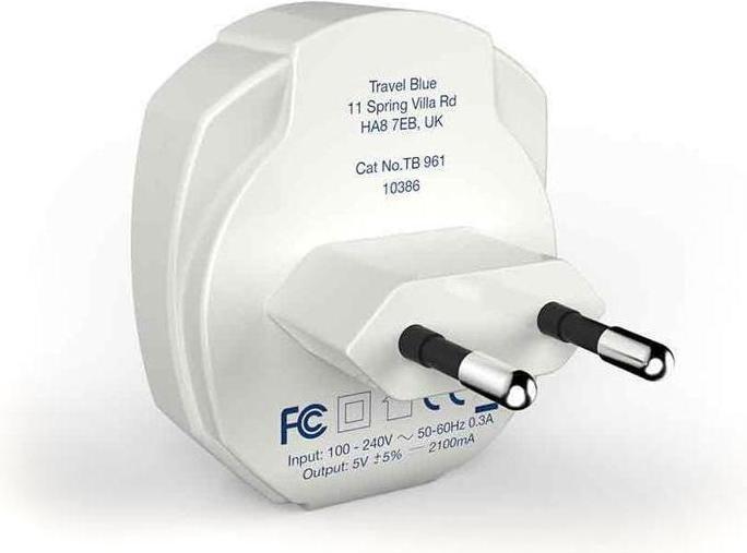 Produktbild Travel Blue Reiseadapter 2x USB - EU