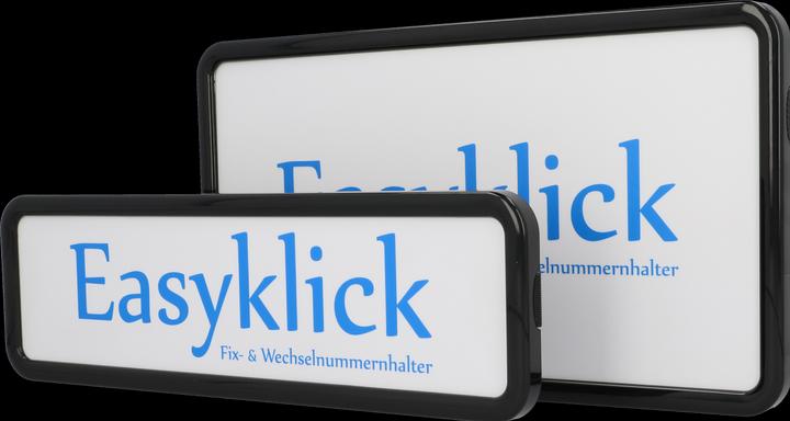 Image du produit Easyklick Titulaire d'une plaque d'immatriculation (Avant + arrière, Format portrait)
