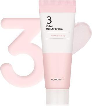 Numbuzin No.3 Velvet Beauty Cream Facial Makeup Primer with Niacinamide 2.02 fl oz