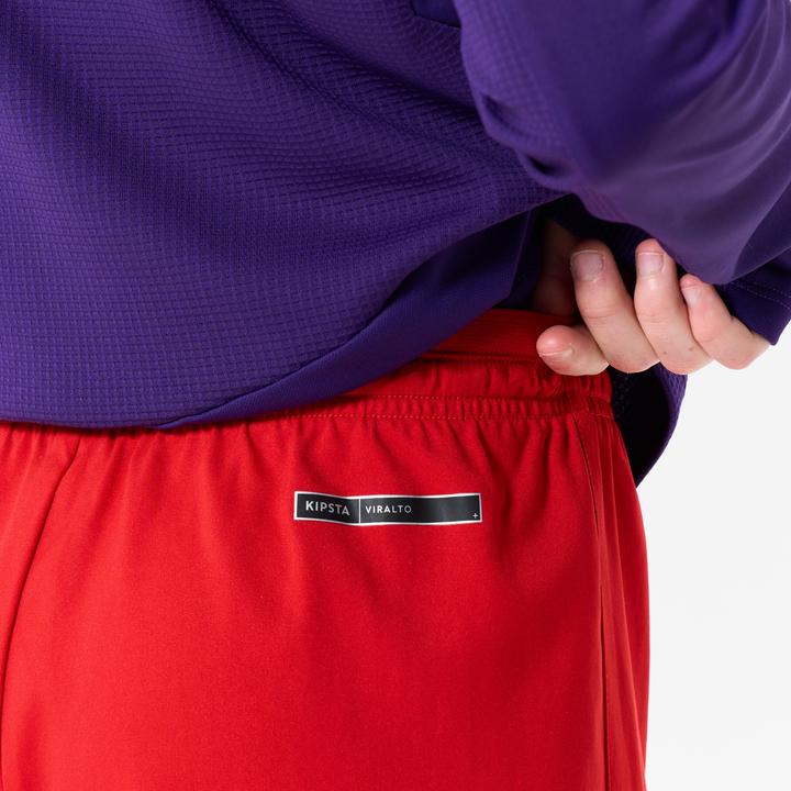 Actual product image Kipsta Kinder Fussball Shorts - Viralto Club rot