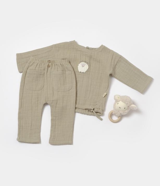 Immagine prodotto BabyCosy Set di maglietta e pantaloni a maniche lunghe (74)