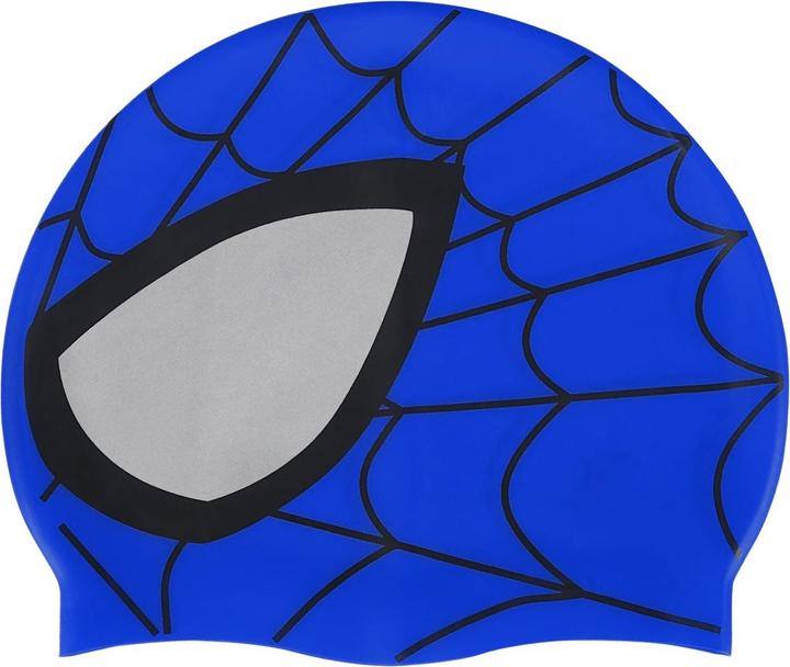 Splash & Fun Kinder-Badekappe Spiderman Blau