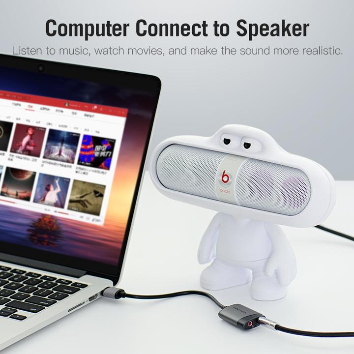 Actual product image Vention External USB audio card ORICO CDKHB 15cm (USB)